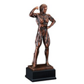 Body Builder Female 11"H